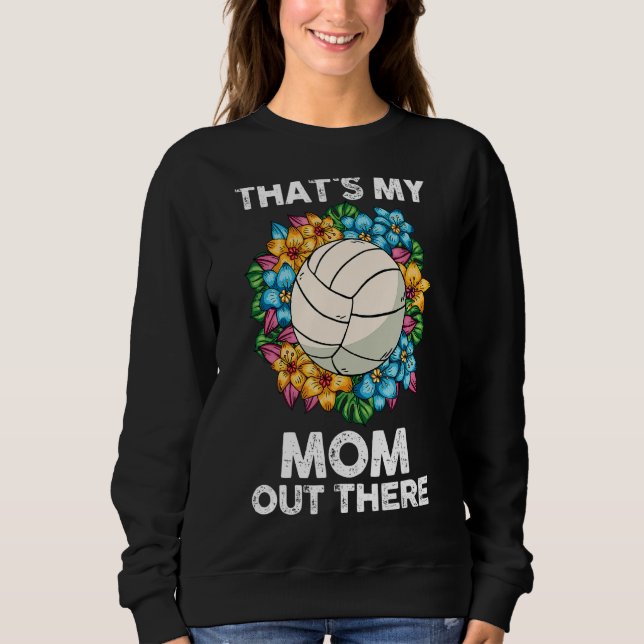 Sudadera Son Hija Mamá Madre Voleibol (Anverso)