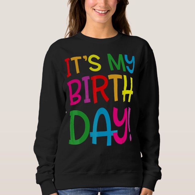 Sudadera Son mis hijas de cumpleaños (Anverso)