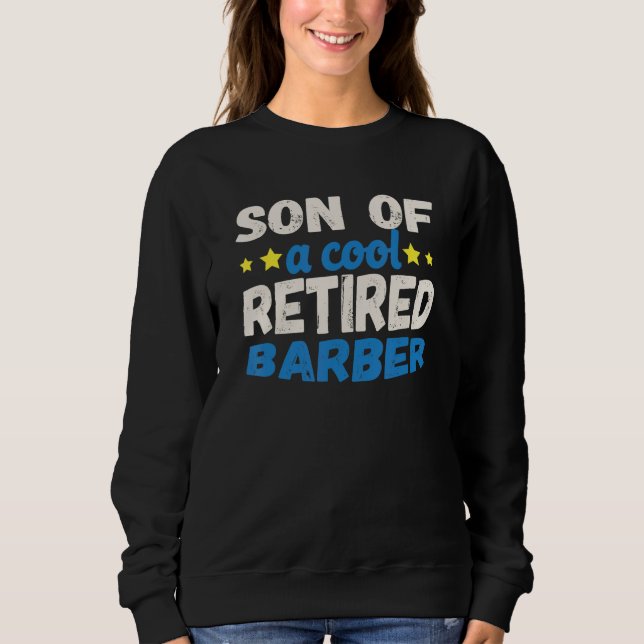 Sudadera Son of a Cool Retired Barber (Anverso)