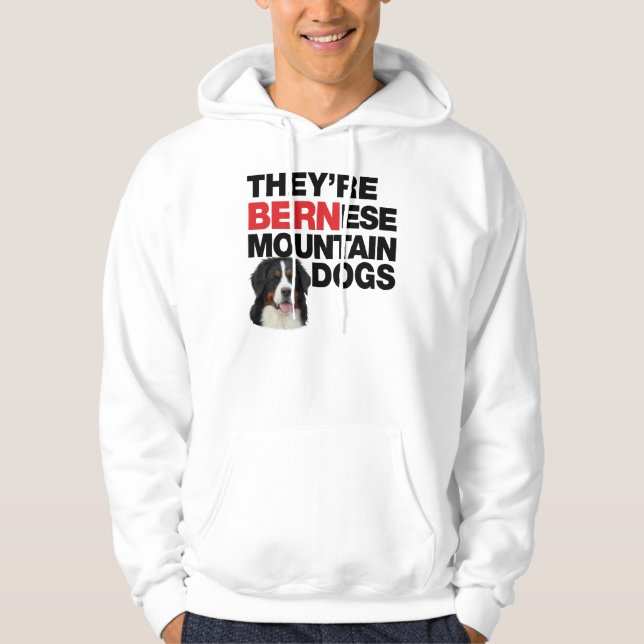 Sudadera Son perros de montaña de Bernese (Anverso)