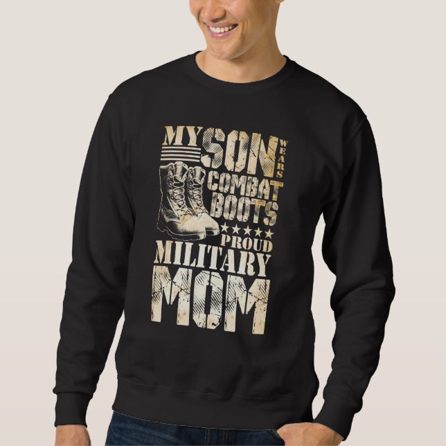 Sudadera Son Usa Boots De Combate Familias Militares De Mam (Anverso)