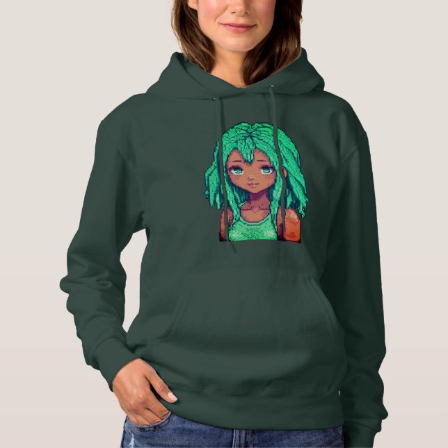 Sudadera Soñadora Esmeralda (Anverso)