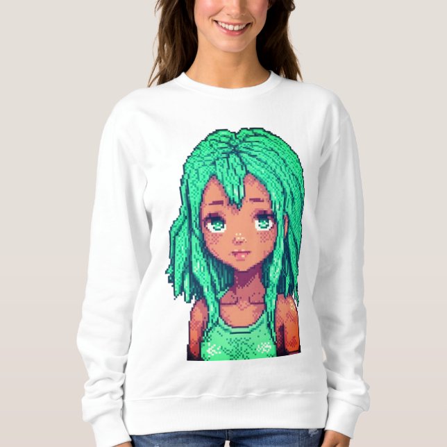 Sudadera Soñadora Esmeralda (Anverso)