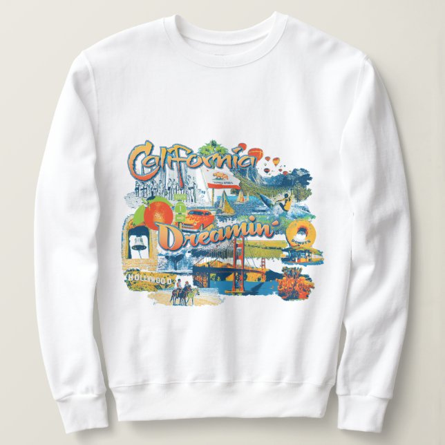 Sudadera Soñando California (Anverso del diseño)