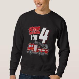 Sudadera Sonar la alarma de que ahora tengo 4 bomberos
