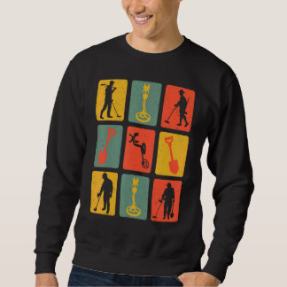 Sudadera Sonda de sonda Metalizado retro vintage