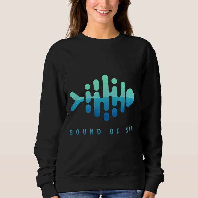 Sudadera Sonido De Peces Marinos (Anverso)
