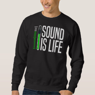 Sudadera Sonido Es Vida Productor De Música Studio Audio Te