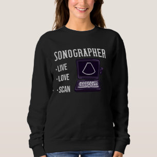 Sudadera Sonografía de ultrasonido para el sonógrafo tecnol