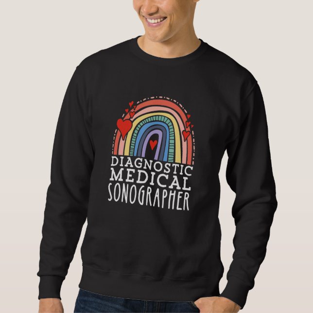 Sudadera Sonógrafo médico de diagnóstico (Anverso)