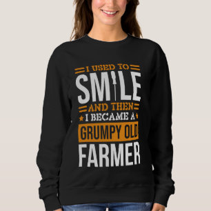 Sudadera Sonreía diseño de granjeros para la granja Lover F