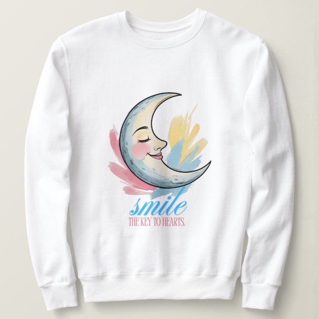 Sudadera sonreír al corazón (Anverso del diseño)