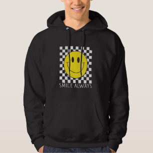 Sudadera Sonreír Siempre Con Amarillo Feliz Paz Sonriente C