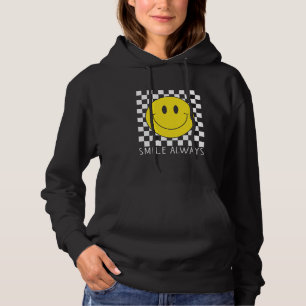 Sudadera Sonreír Siempre Con Amarillo Feliz Paz Sonriente C