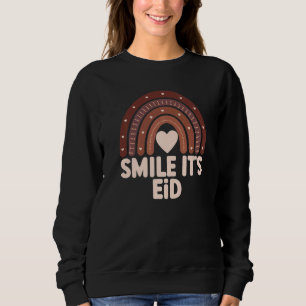 Sudadera Sonríe es el Ramadán Islámico Eid Mubarak