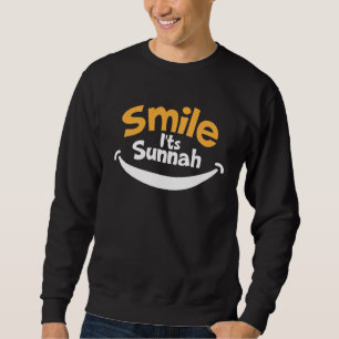 Sudadera Sonríe es Sunnah Musulmán Eid Mubarak Islámico Ram