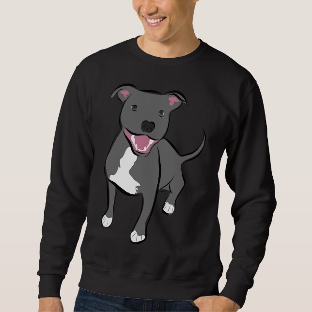 Sudadera Sonriente Pitbull (Anverso)