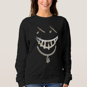 Sudadera Sonrisa Bitcoin Chain Crypto Blockchain Money Cryp