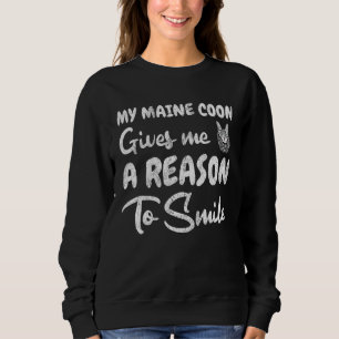 Sudadera Sonrisa de gato Maine Coon
