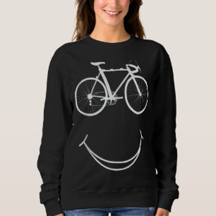 Sudadera Sonrisa En Bicicleta Frente Al Mtb Ciclismo En Bic