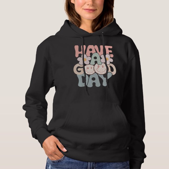 Sudadera Sonrisa Face Ten Un Buen Nuevo Día (Anverso)