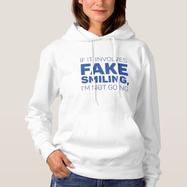 Sudadera Sonrisa falsa (Anverso)