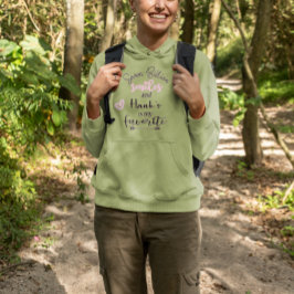 Sudadera Sonrisa favorita del amor: Brillo personalizado