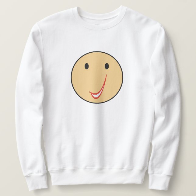 Sudadera Sonrisa fina C0. (Anverso del diseño)