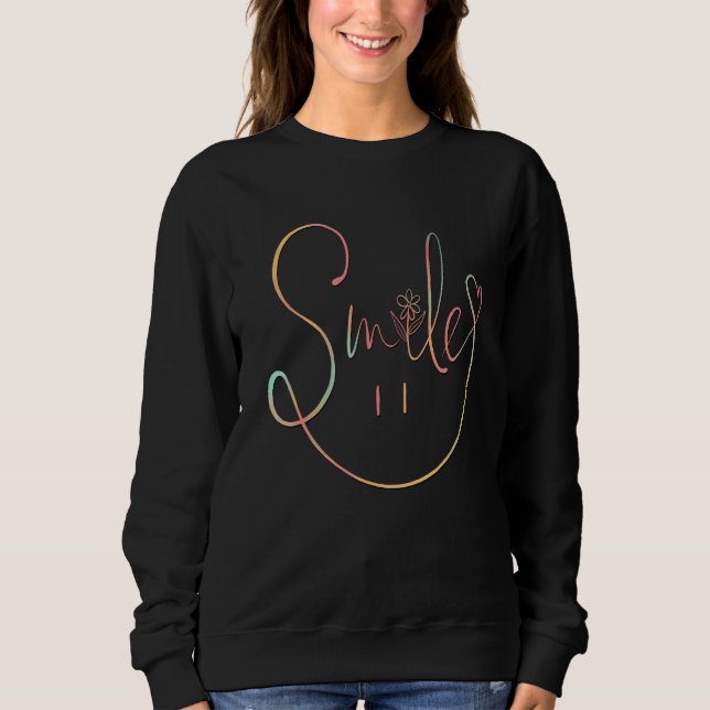 Sudadera Sonrisa, profesor Inspirador Tee (Anverso)