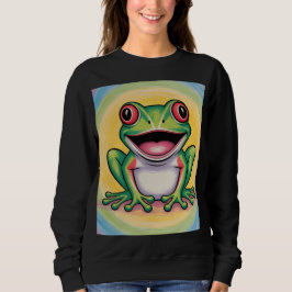 Sudadera Sonrisa suave de rana