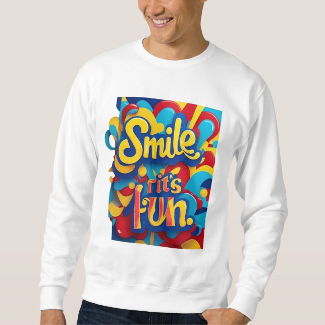 Sudadera "Sonrisa y brillantez" (Anverso)