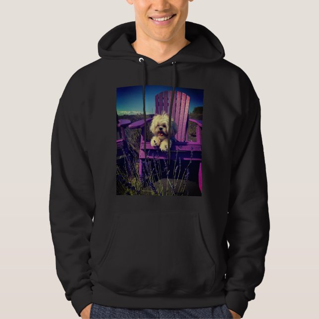 Sudadera Sonrisas de cachorro de Shih Tzu (Días de Perro) (Anverso)