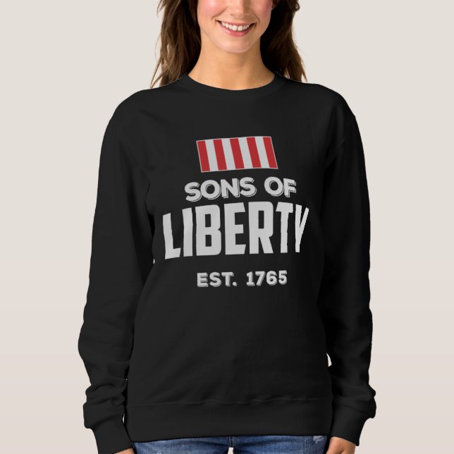 Sudadera Sons of Liberty Boston Massachusetts (Anverso)
