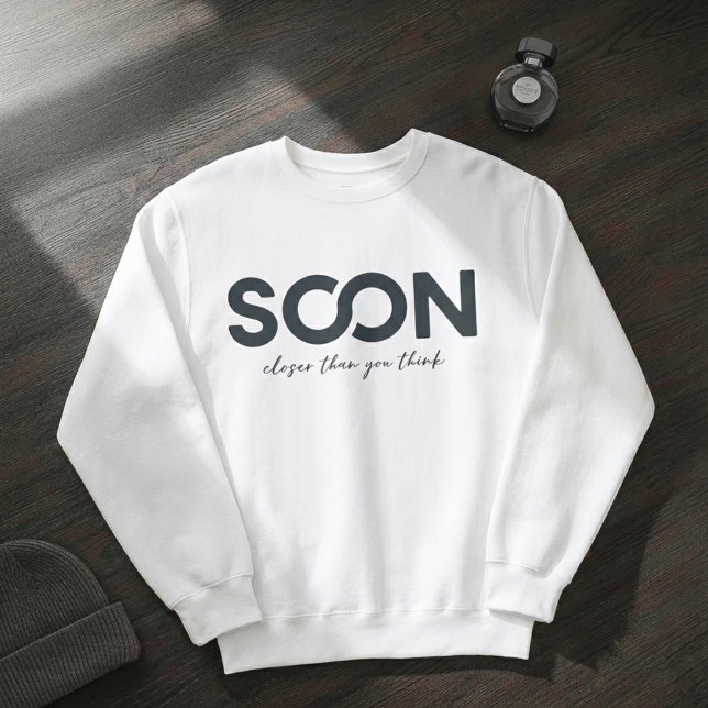 Sudadera SOON Minimal Statement Hoodie – Clean White  (Subido por el creador)
