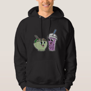 Sudadera Sopa de fideos Ramen Kawaii Anime Bubble Tea Boba