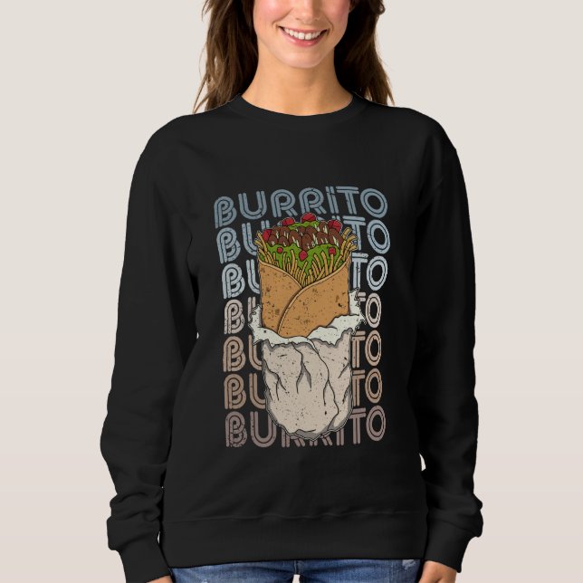 Sudadera Sopa mexicana de comida con burrito para comer (Anverso)