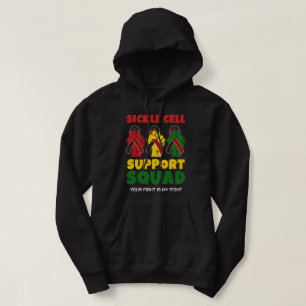 Sudadera SOPORTE DE CÉLULAS ENFERMEDADES SQUAD Nombre perso