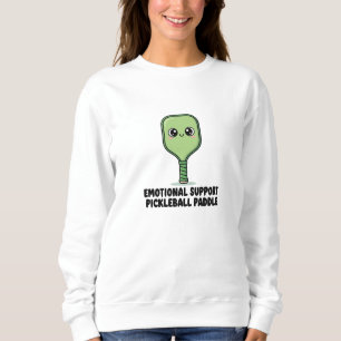 Sudadera Soporte Emocional Paddle De Baloncesto   Funny Pla