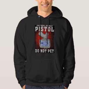 Sudadera Soporte Emocional Pistol No Mascota