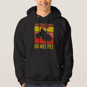 Sudadera Soporte Emocional Pistol No Mascota Aparato Retro