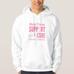 Sudadera soporte para personalizado de cáncer de mama Pullo