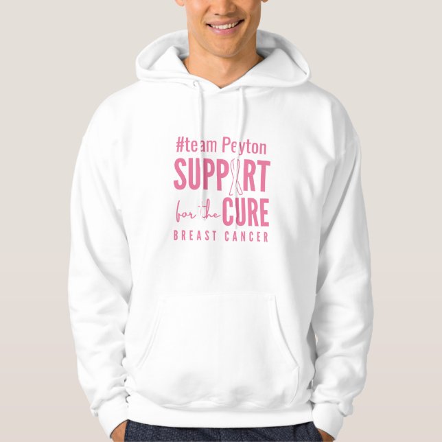 Sudadera soporte para personalizado de cáncer de mama Pullo (Anverso)