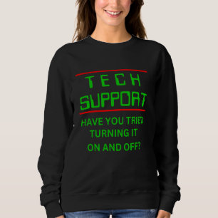 Sudadera Soporte técnico ha intentado activarlo y desactiva