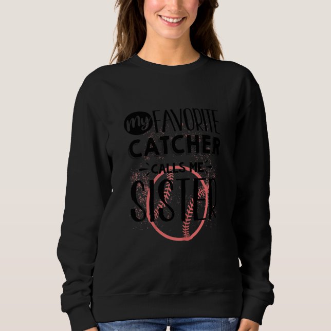 Sudadera Sor del 'Softball Catcher' (Anverso)