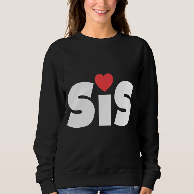 Sudadera Sor Hermana Big Little Love (Anverso)