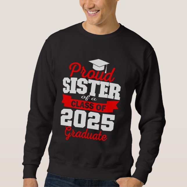 Sudadera Sor Orgullosa de Graduado Superior de 2025 (Anverso)