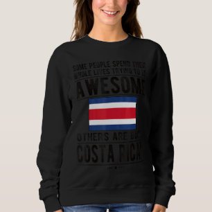 Sudadera Sorprendente bandera costarricense Costa Rica Cost