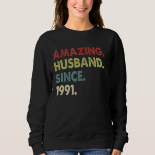 Sudadera Sorprendente marido desde el 31 aniversario del Bo