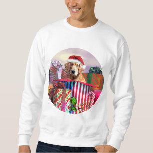 Sudadera Sorpresa de los Navidades de Golden Retriever