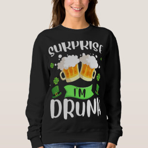 Sudadera Sorpresa, estoy ebrio por el Día de San Patricio 1